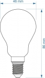 A15 E14 LED-Lampe 5W 480lm 320 warmwei dimmbar