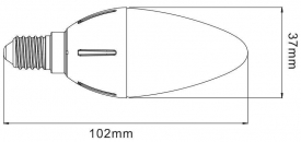 C37 LED Kerze 5,5W 470lm 200 warmwei dimmbar