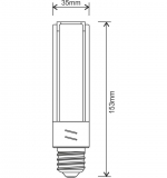 E27 LED Kompaktlampe 8W 700lm 320 warmwei