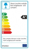 LED Alu-Schiene 25cm 2W 130lm 120 warmwei