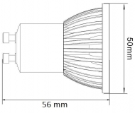 PAR16 GU10 LED-Strahler 3,5W 250lm 45 warmwei