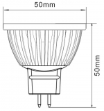 MR16 GU5,3 LED-Strahler 3,5W 250lm 45 warmwei